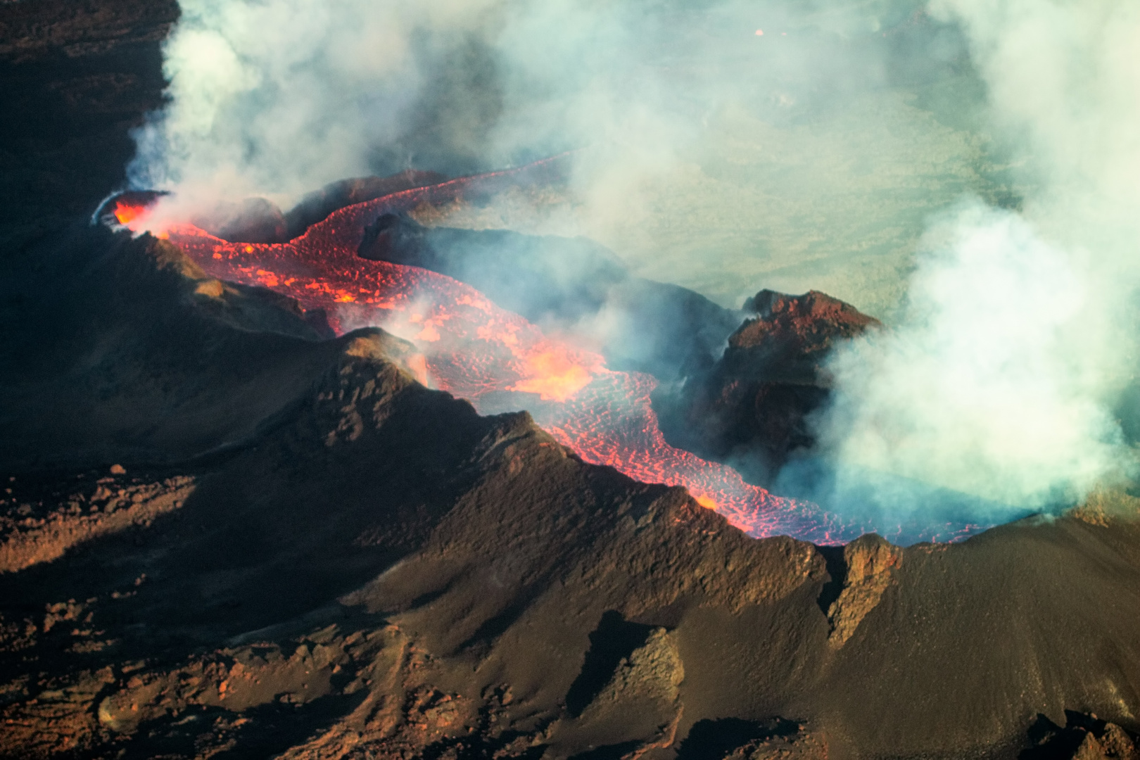 Holuhraun Eruption Foto Bild world natur landschaft Holuhraun Eruption Foto Bild world natur landschaft