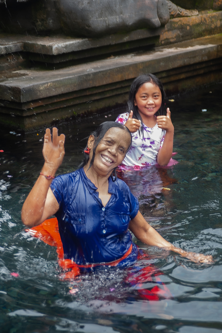 Holy bath in Tirta Empul