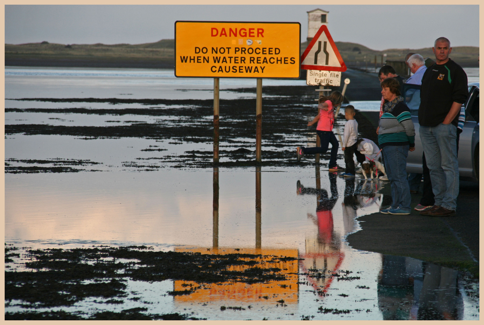 Holy island causeway rising tide 12