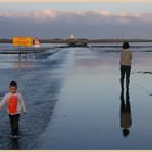 Holy island causeway rising tide 2