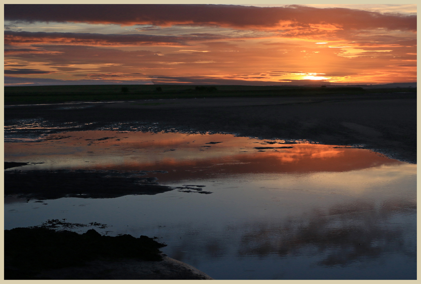 holy island sands 10b at sunset