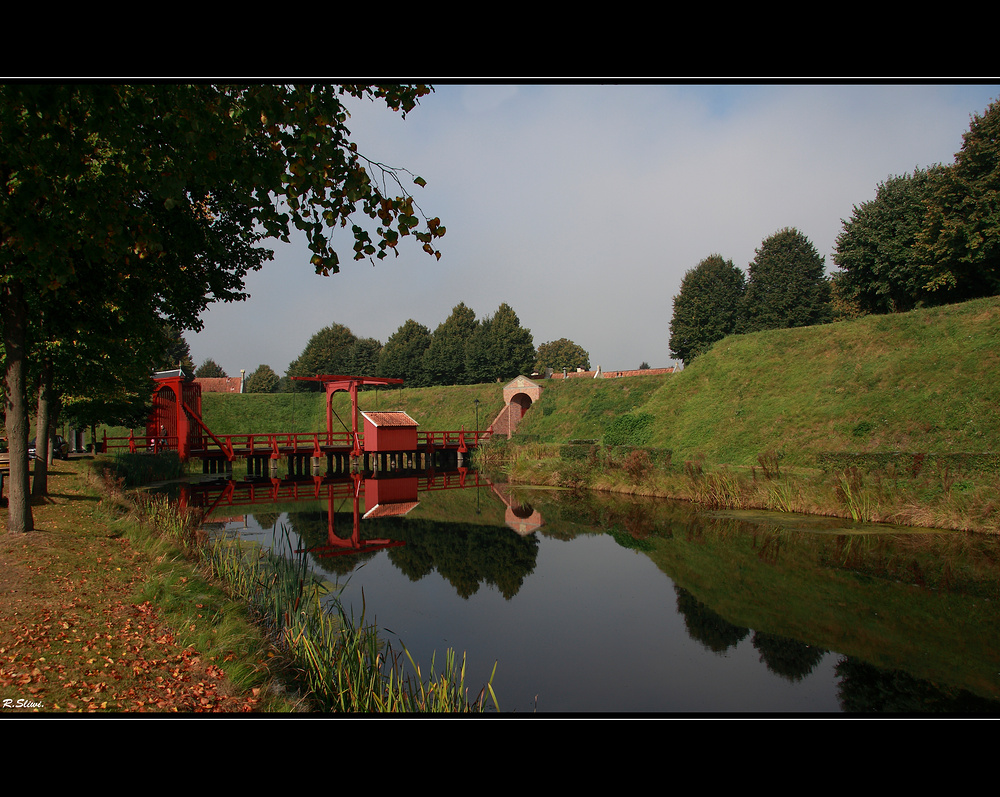 Holz-Brücke in Bourtange