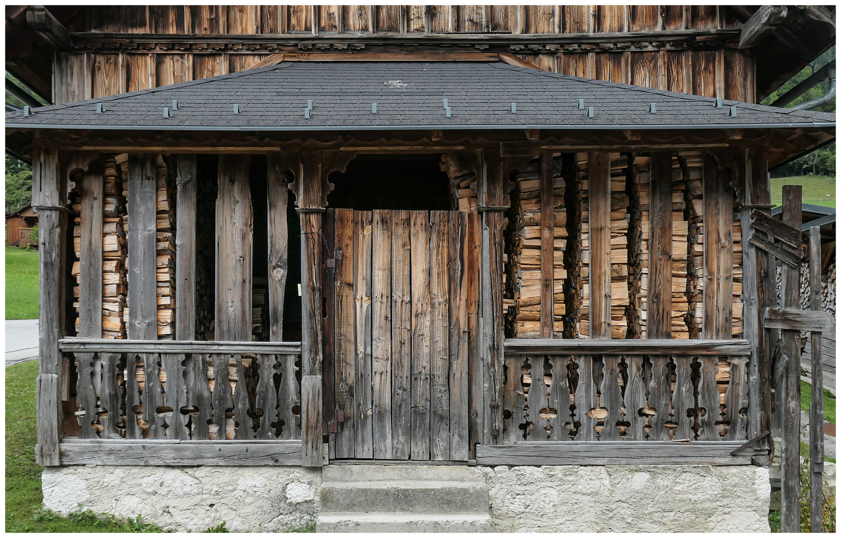 Holz im Holzhaus