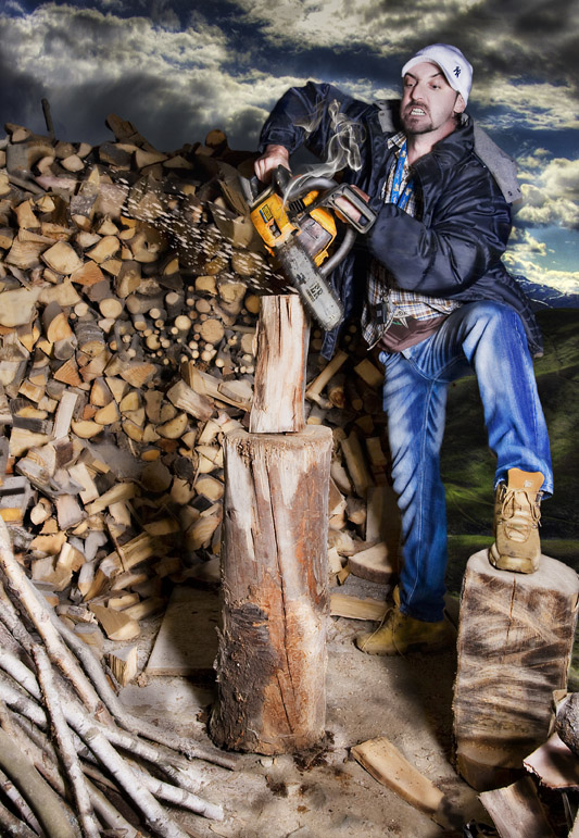 holz machen fürn winter