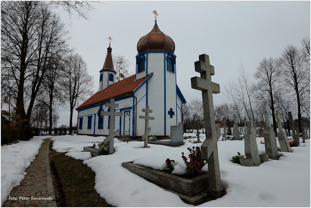 Holz Orthodoxen Kirche in Eckertsdorf