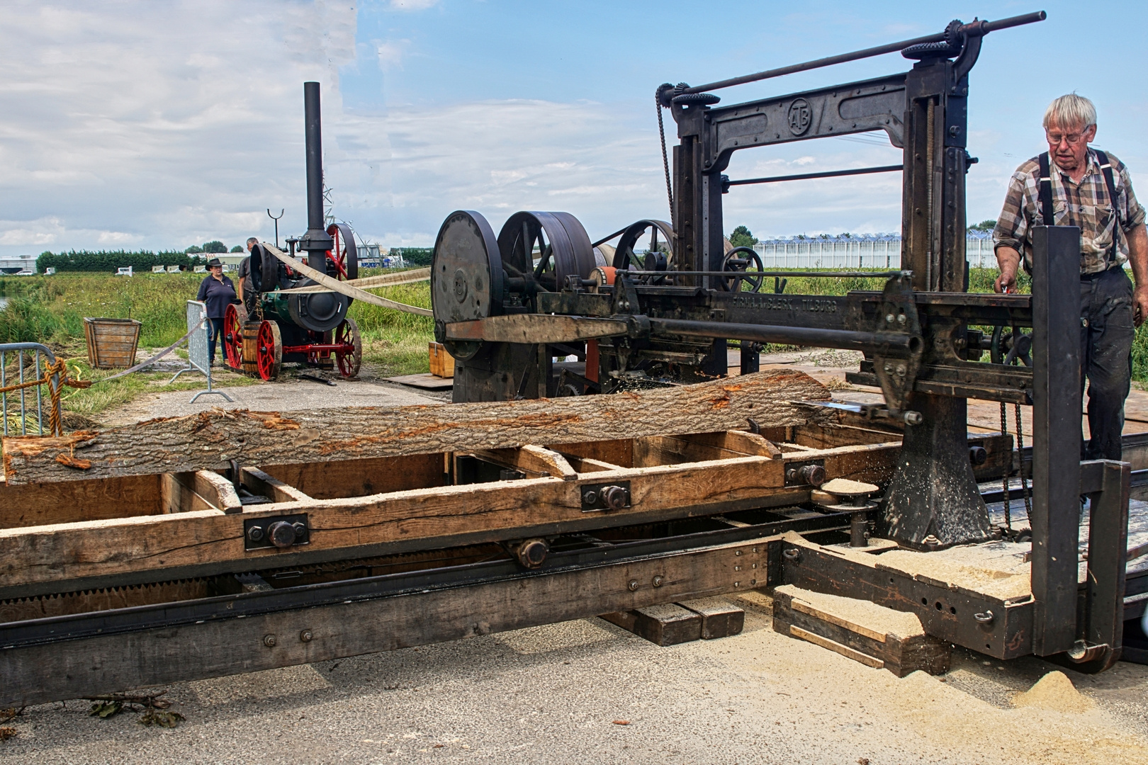 Holz sägen wie Dazumal