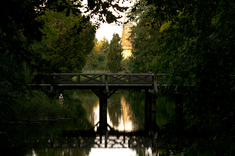 Holz über Wasser