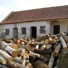 Holz vor der Hütte...