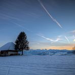 Holz vor der Hütte