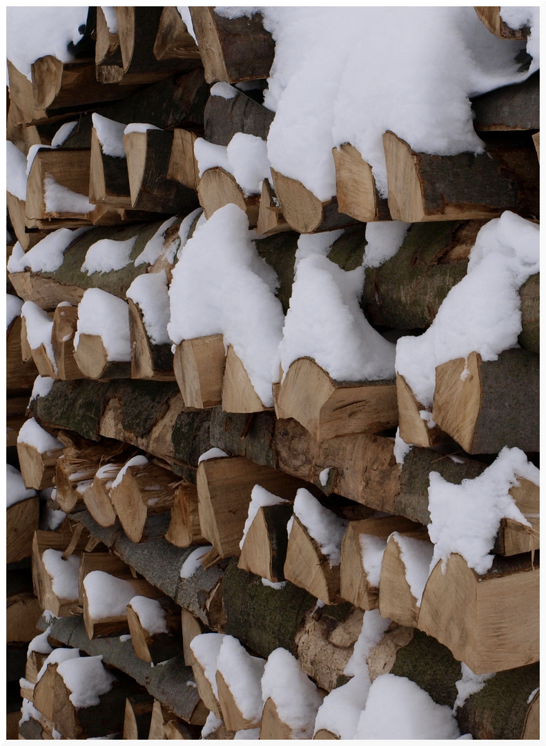 Holz vor der Hütte :-)