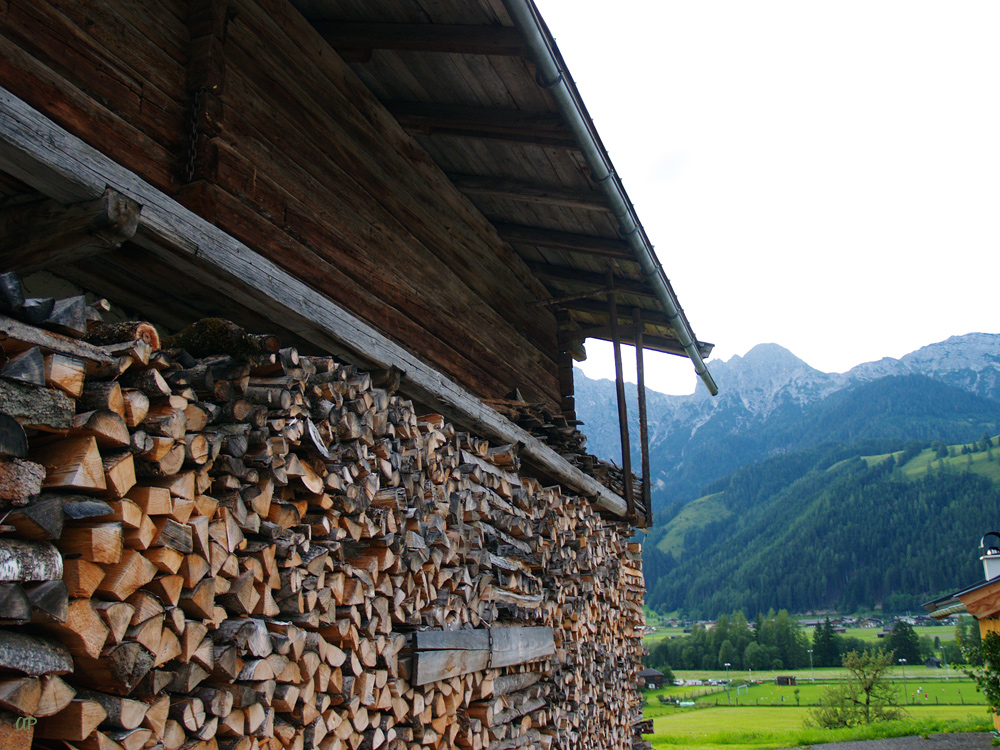 ...Holz vor der Hütten !