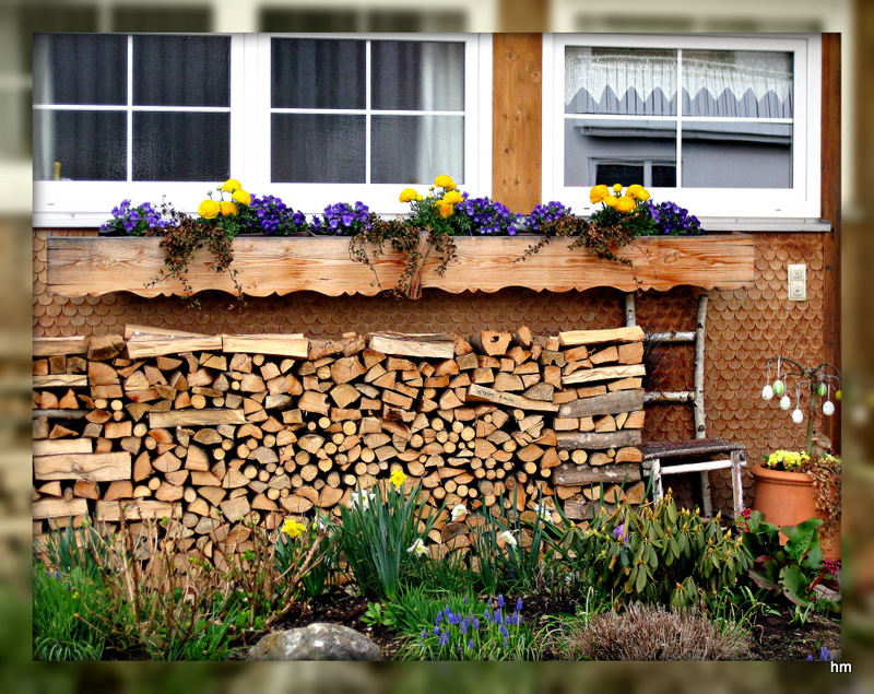 Holz vor der Hütt'n