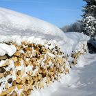 Holz vor der Hütt'n