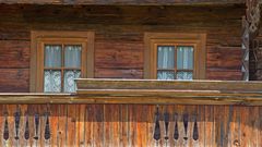 Holzbalkonfenster