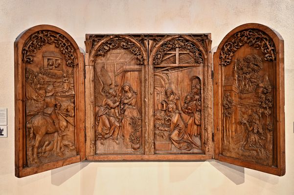 Holzbild aus Linde geschnitzt