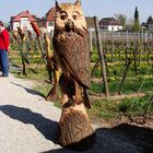 Holzbildhauerei auf dem Kunsthandwerkermarkt Schloss Edesheim