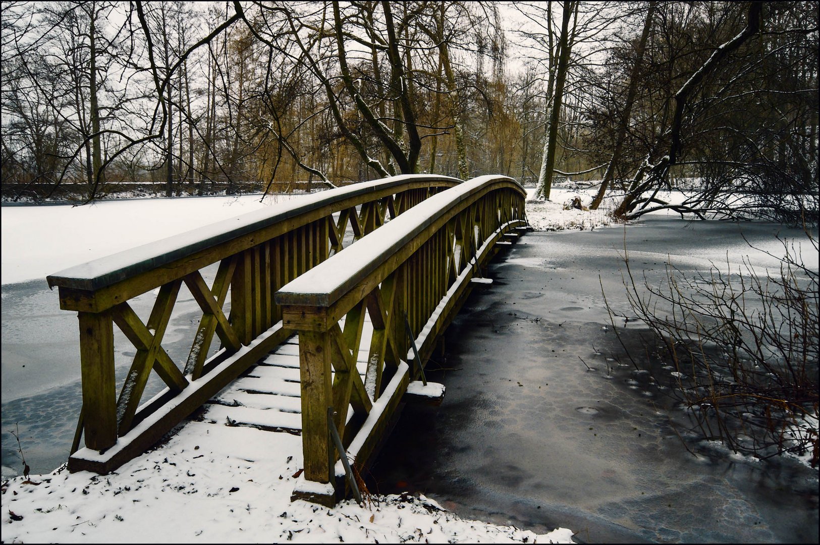 Holzbrücke Foto & Bild landschaft, garten & parklandschaften