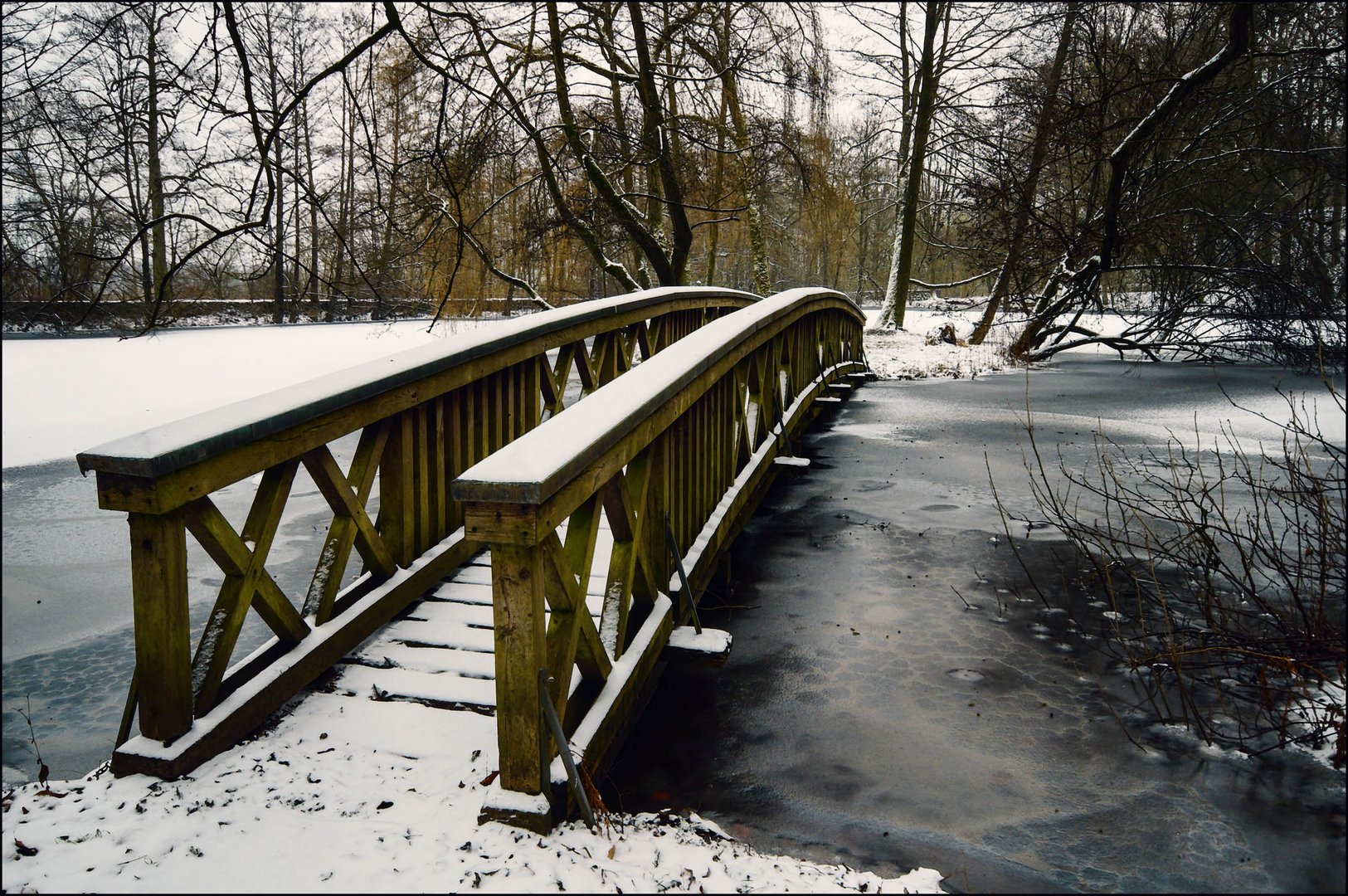 Holzbrücke