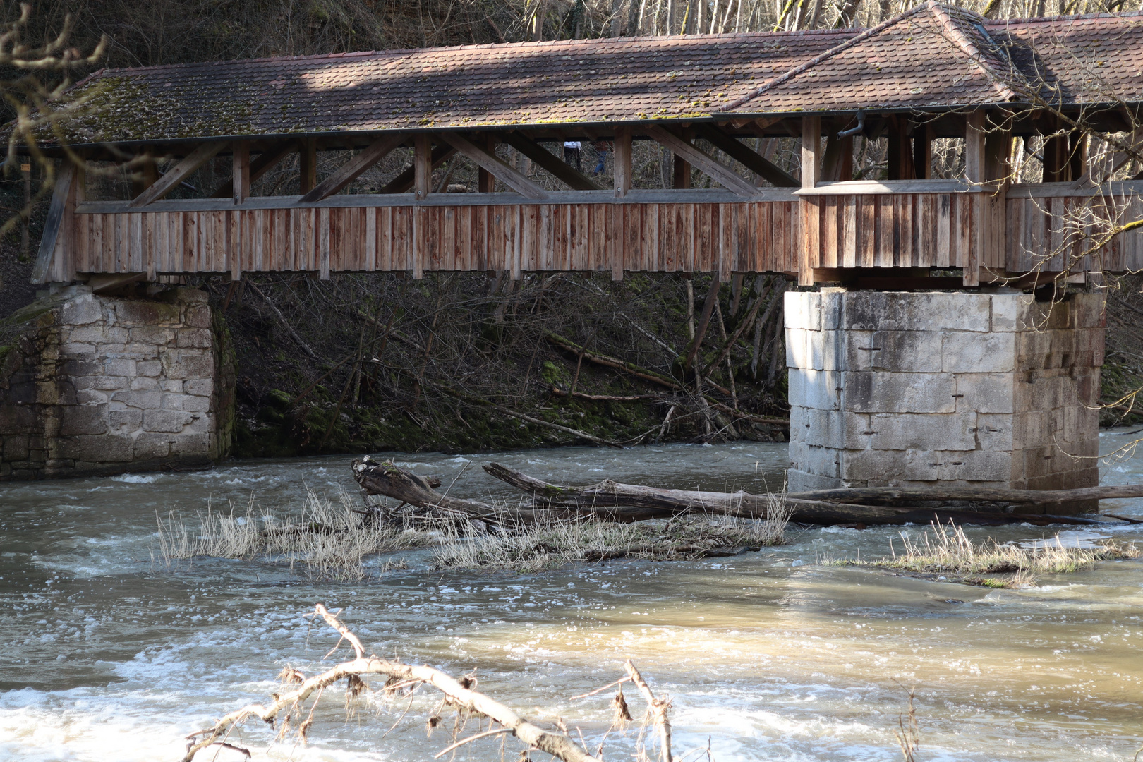 Holzbrücke