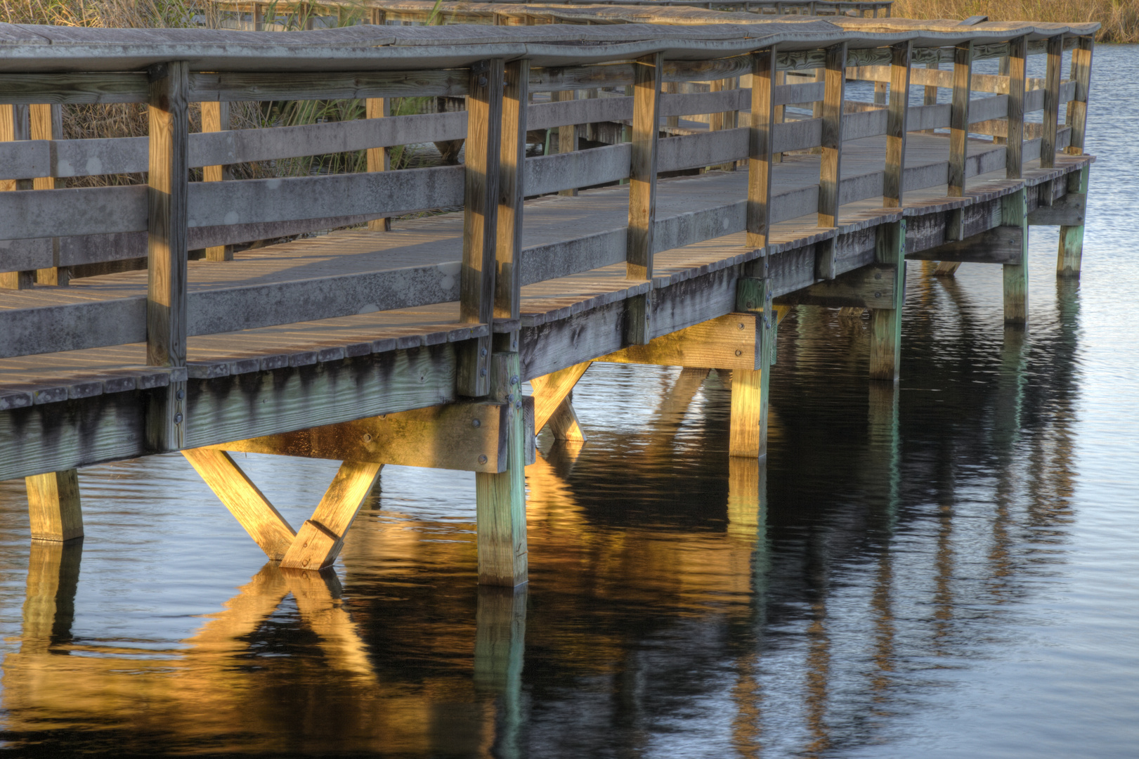 Holzbrücke