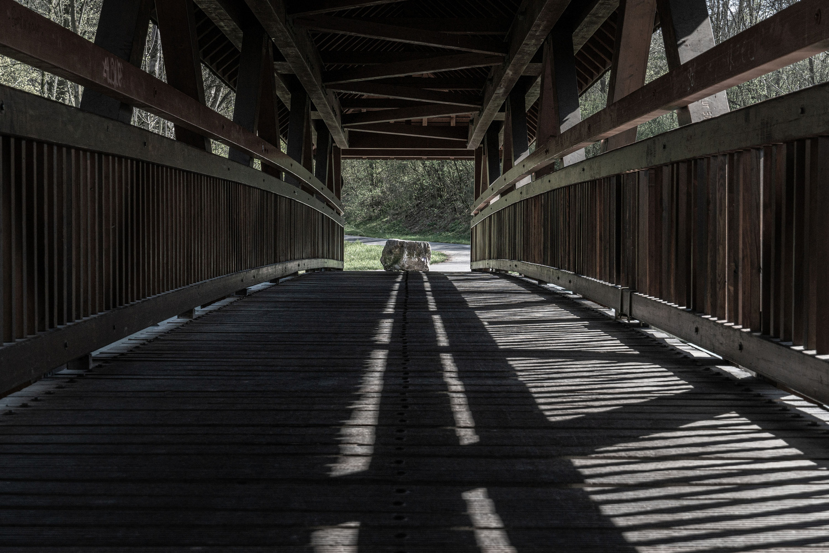 Holzbrücke