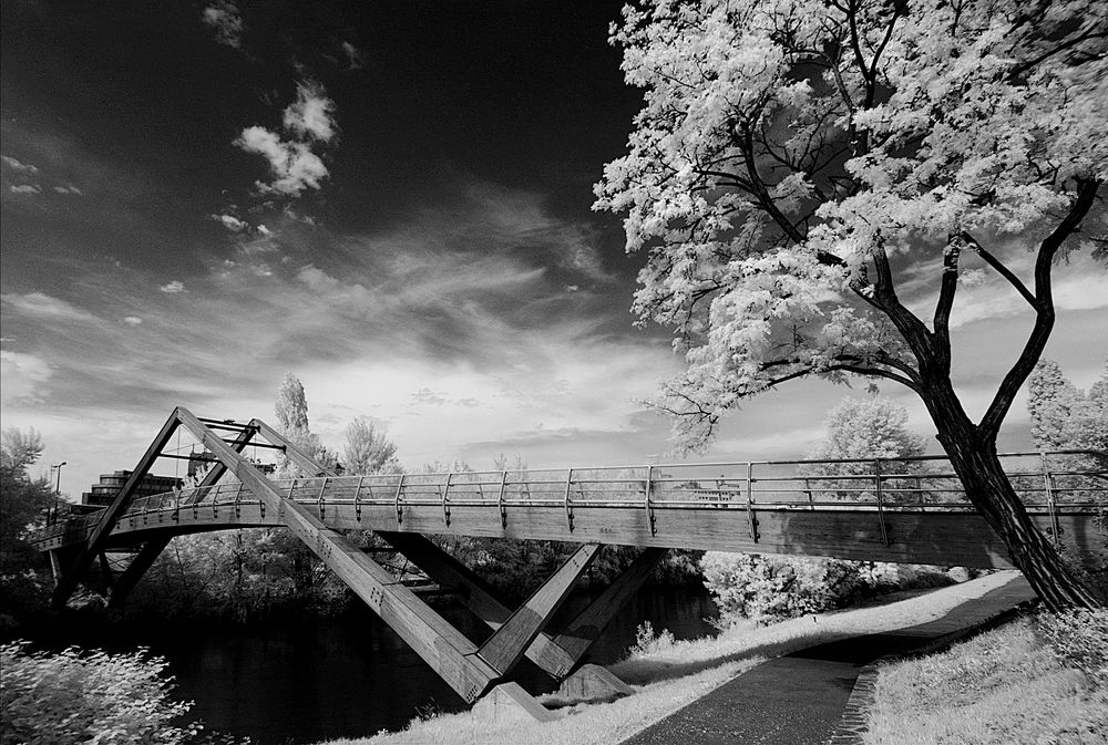 Holzbrücke