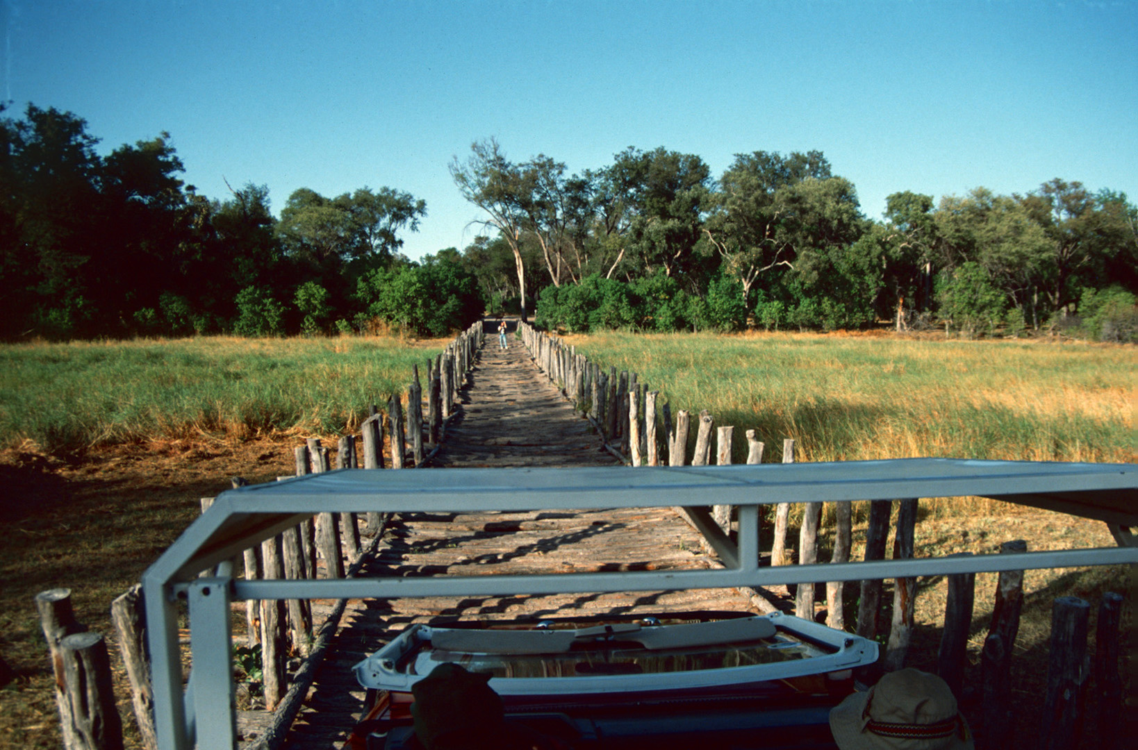 Holzbrücke am Chobe - 1992