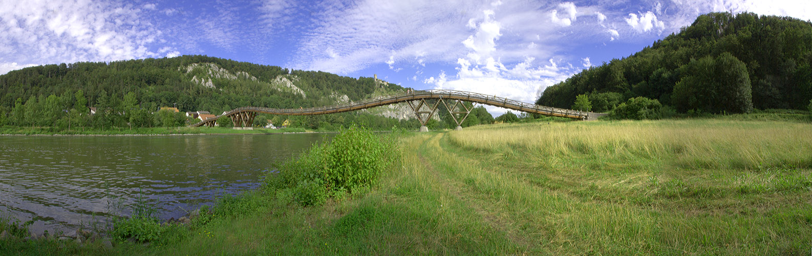 Holzbrücke bei Essing