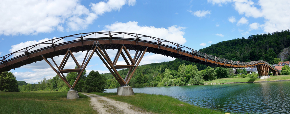 Holzbrücke bei Essing