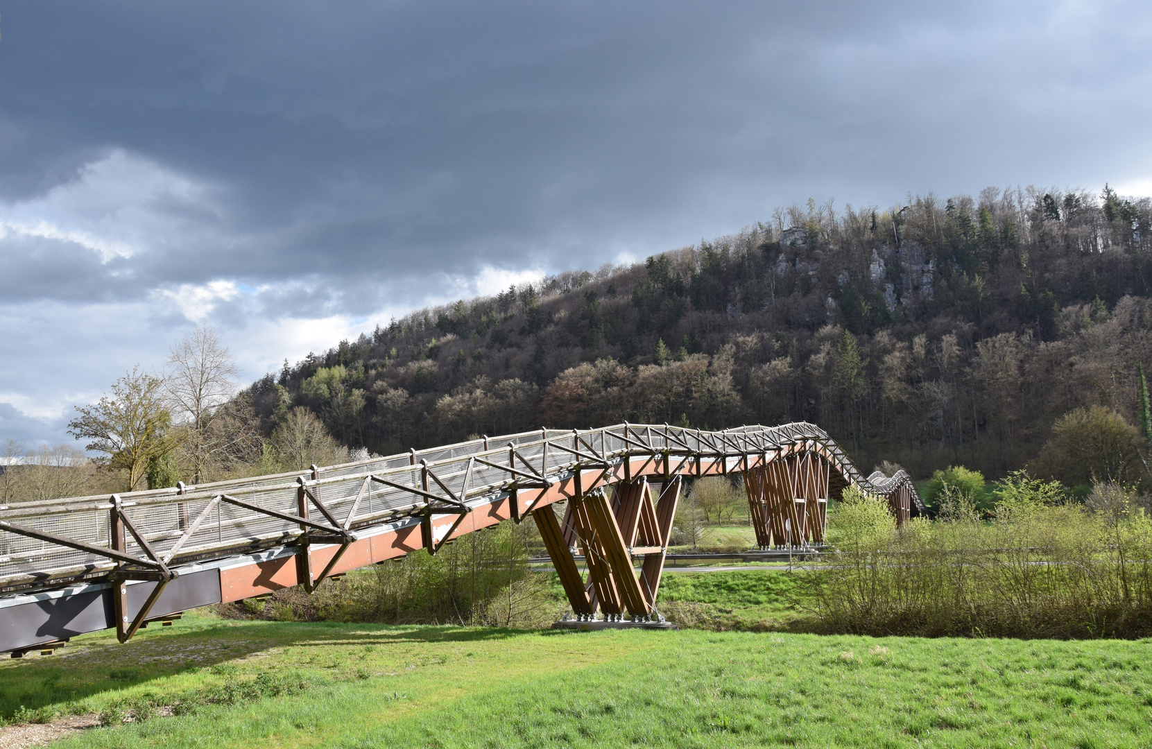 Holzbrücke bei Essing/Altmühltal