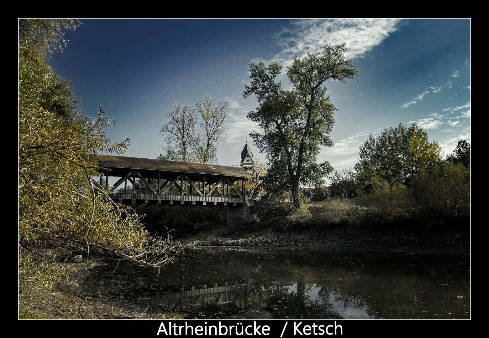 Holzbrücke bei Ketsch