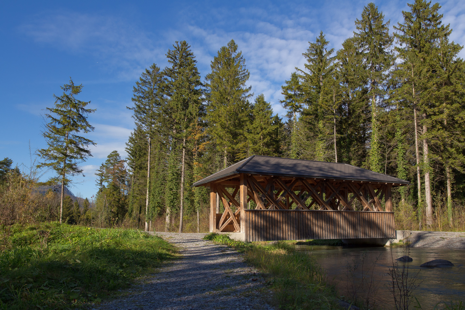 Holzbrücke