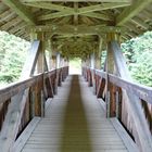 Holzbrücke Fachwerk