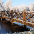 Holzbrücke im Papenburger Stadtpark