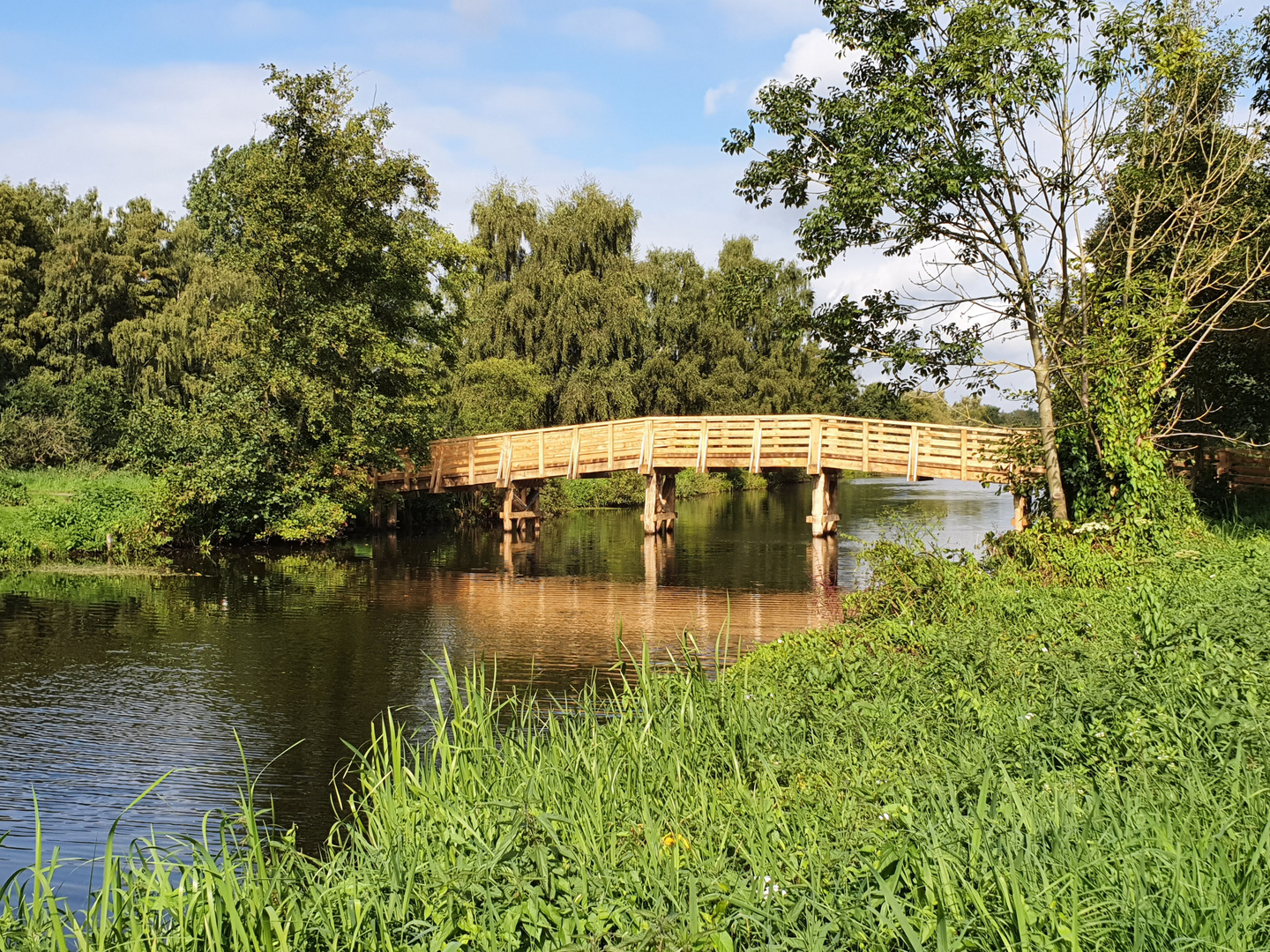 Holzbrücke in Hagenburg