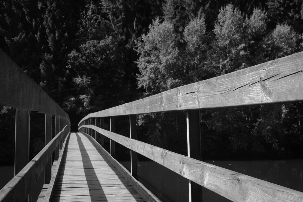 Holzbrücke in SW