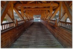 Holzbrücke in Weißensand