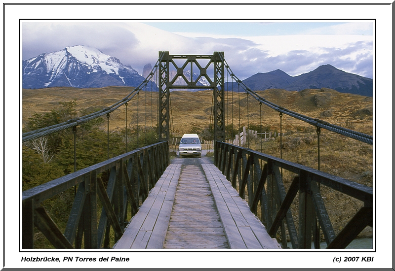 Holzbrücke, PN Torres del Paine