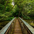 Holzbrücke Schlosspark Agathenburg #2