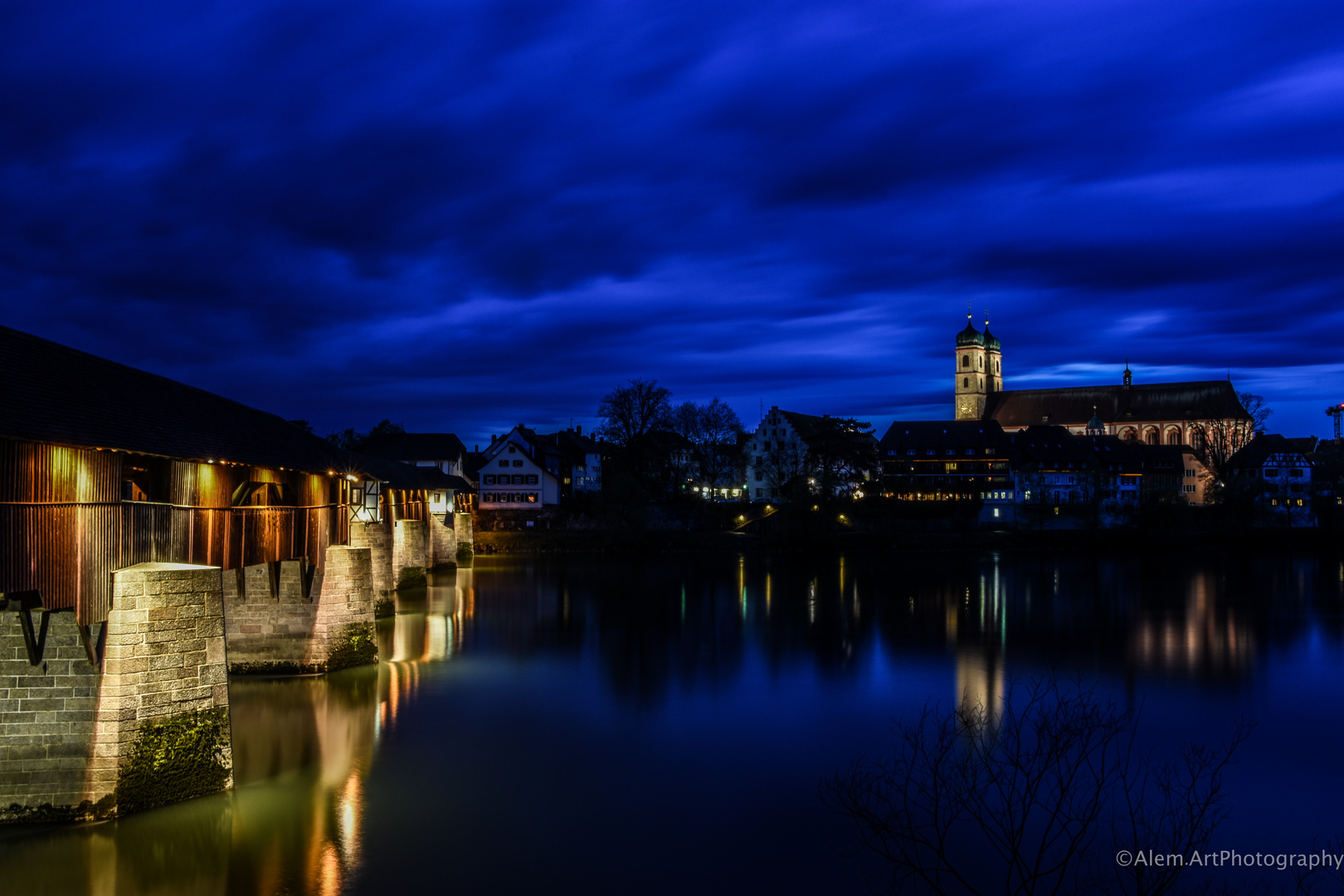 Holzbrücke Stein