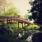 Holzbrücke über die Ilmenau