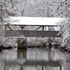 Holzbrücke über die Tauber