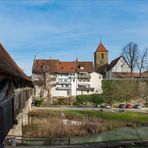 Holzbrücke von Aarberg