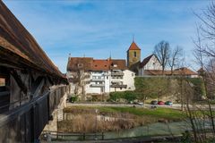 Holzbrücke von Aarberg