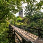   Holzbrücke zur Winneburg Cochem