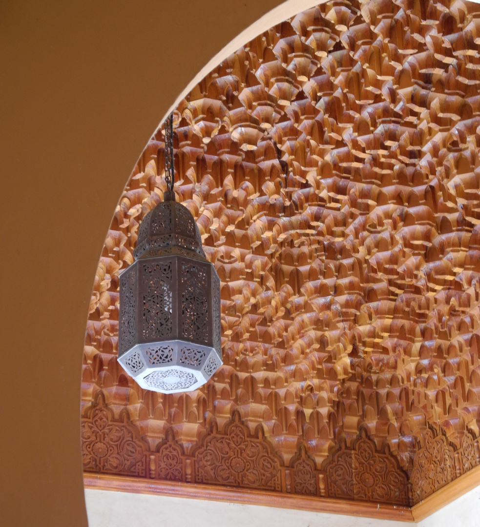 Holzdecke im Orientalischen Garten