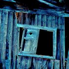 Holzfenster mit Herz 