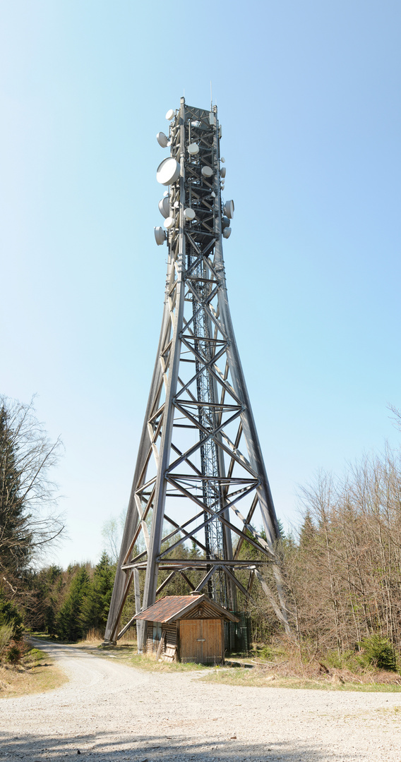 Holzfunkturm in der Nähe von Peiting