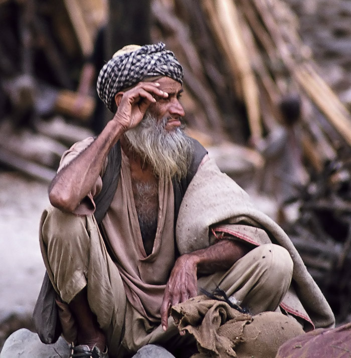 Holzhändler in Srinagar