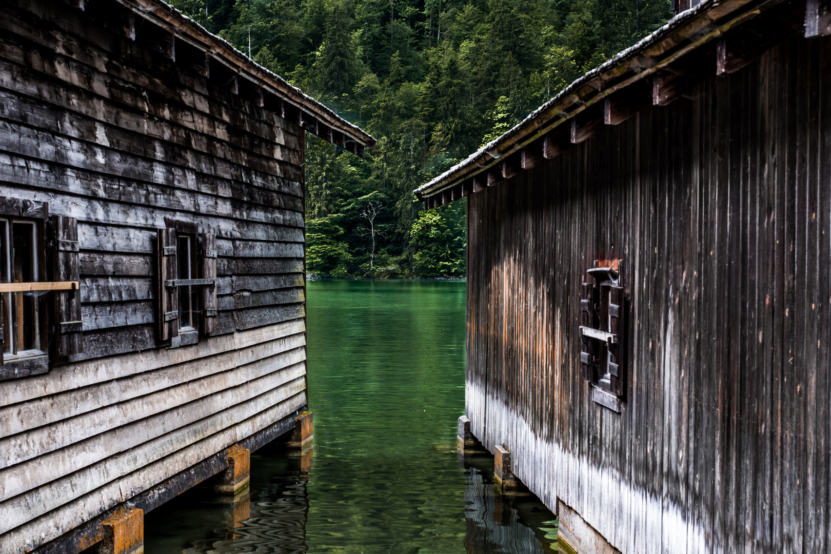 Holzhäuser am Königssee